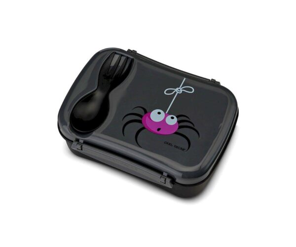 Caja de Almuerzo N'ice Box Kids Araña Grey